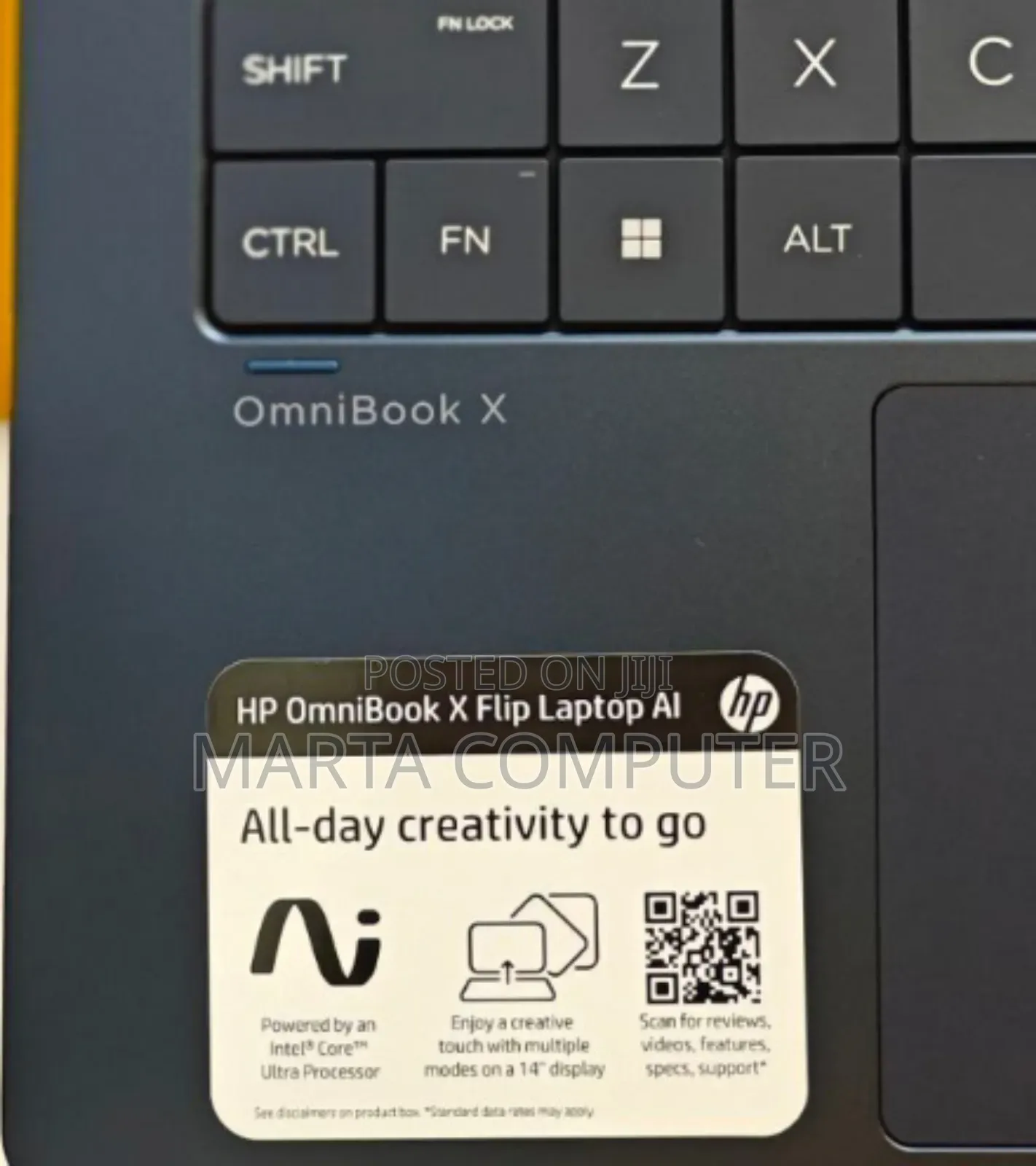 New Laptop HP OmniBook X Flip 14" 16GB Intel Core Ultra 7 SSD 1T