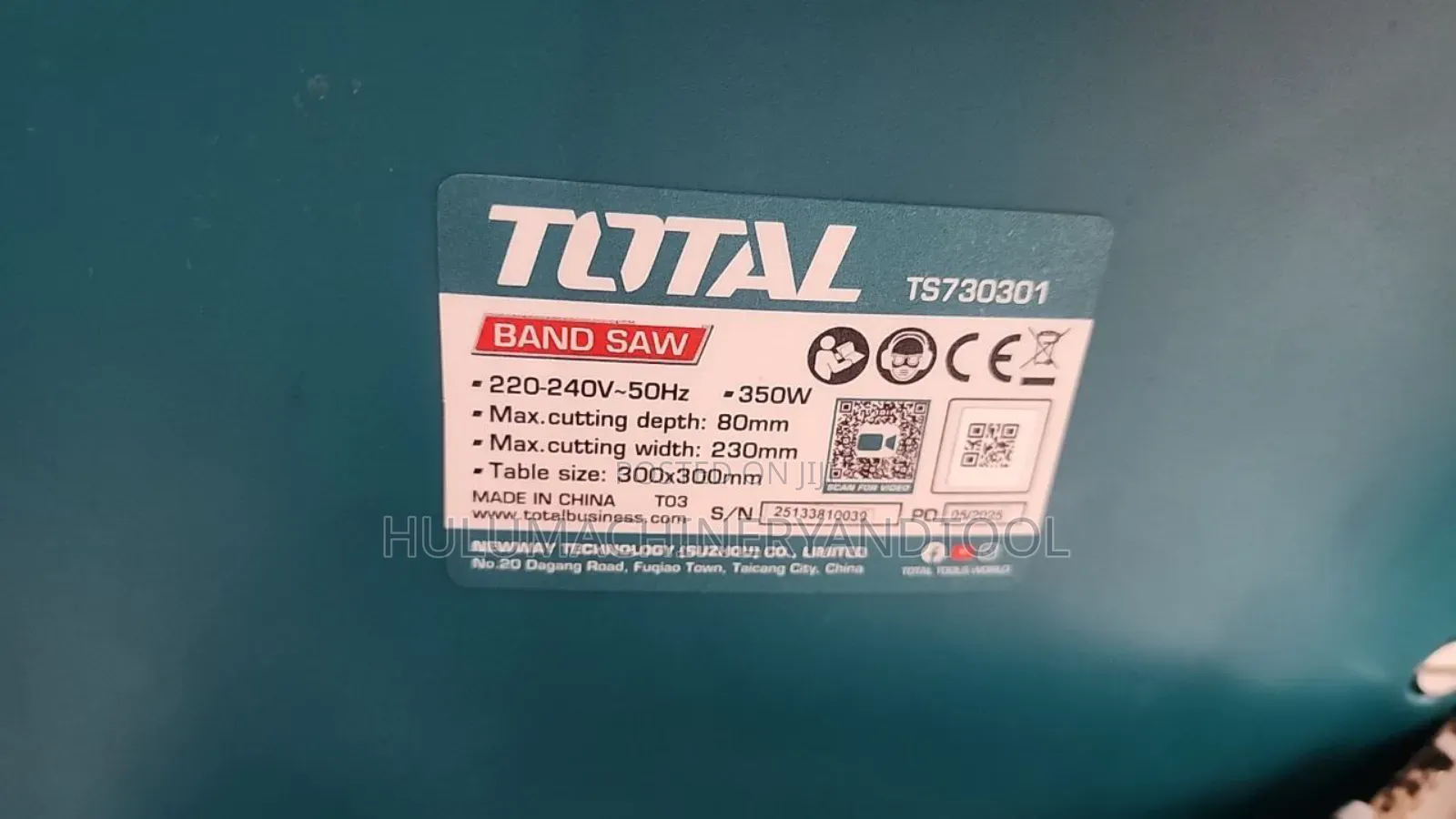 Total Ts730301 Band Saw