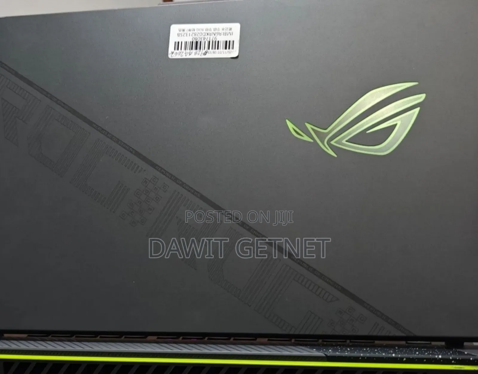 New Laptop Asus ROG Strix G15 16GB Intel Core I9 SSD 1T
