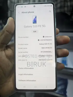 Samsung Galaxy S20 FE 128 GB White