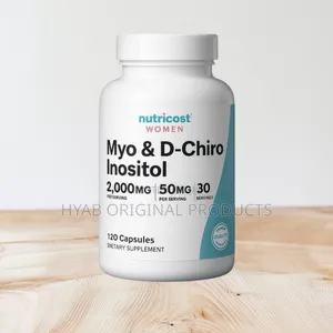 Photo - Myo Inositol D-Chiro 120 Capsules 2000mg Inositol , 50 Mg , D-Chiro