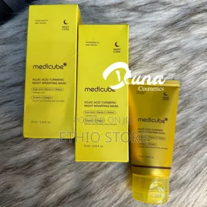 Medicube Kojic Acid Turmeric Overnight Wrapping Peel Off Mask