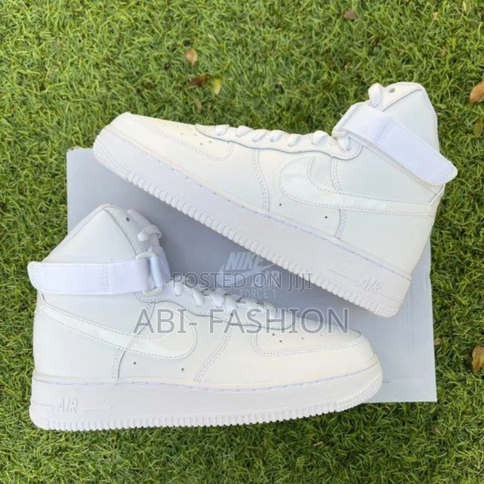 Nike Air Force 1 High Qs "Triple White" Double Sole Shoes