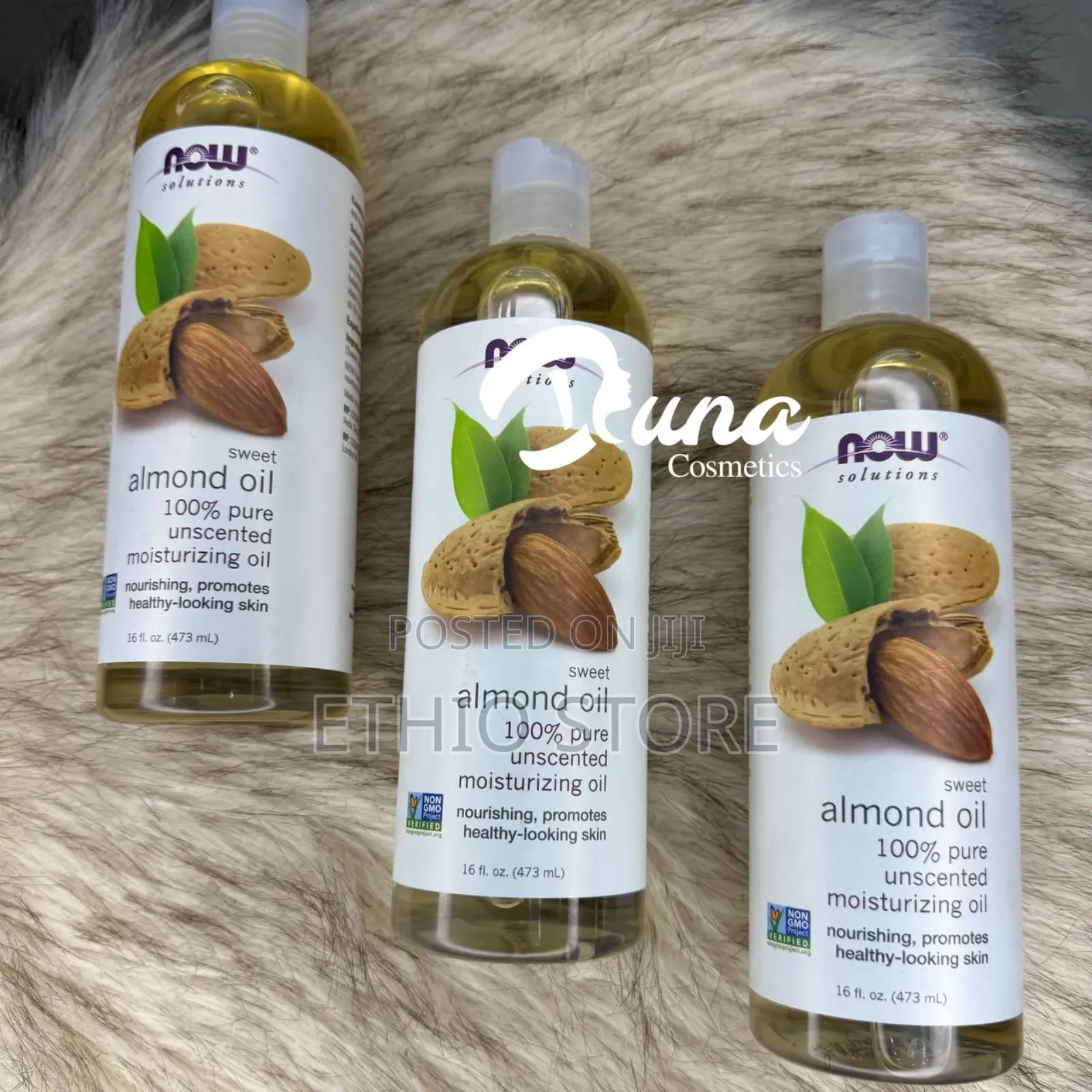 Now Solutions, Sweet Almond Oil, 100% Pure Moisturizing Oil