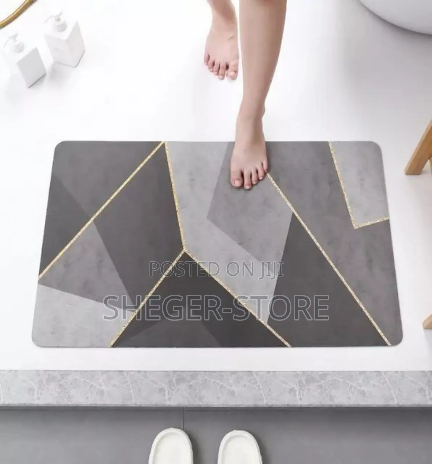 Orginal Non Slip Water Absorbant Mat ( የበር/የሻወር ቤት ምንጣፍ)