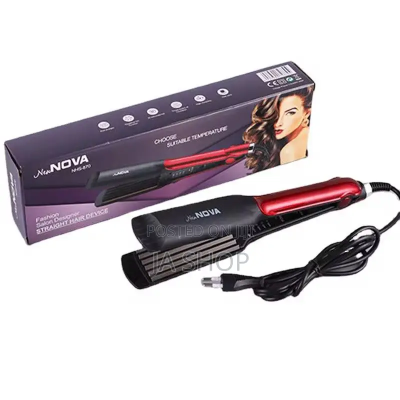 Nova Professional Hair Straightener Comes