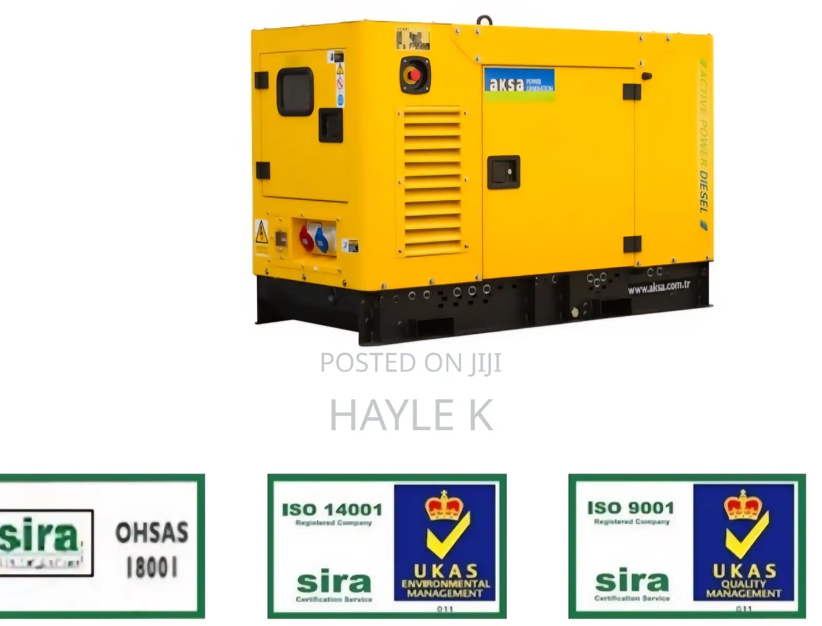 Generator 12 Kva Aksa