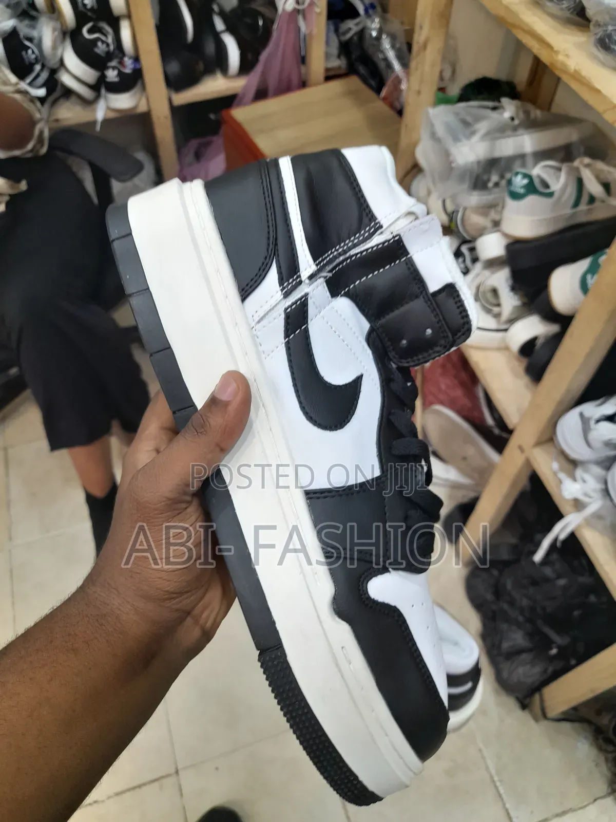 Jordan Air Jordan 1 Elevate High in a Black and White Color Scheme