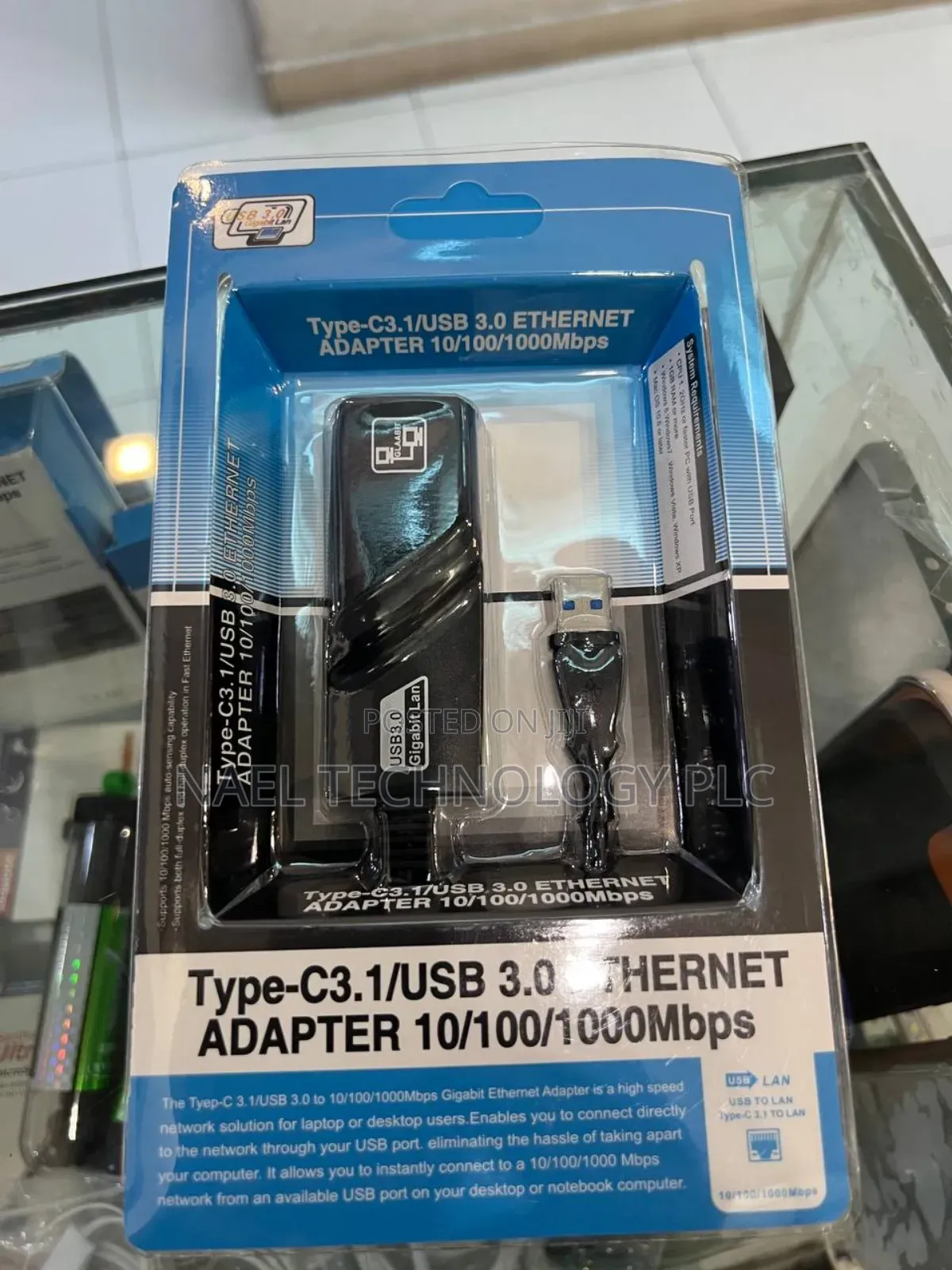 Ethernet Adaptor Rj45 to Usb