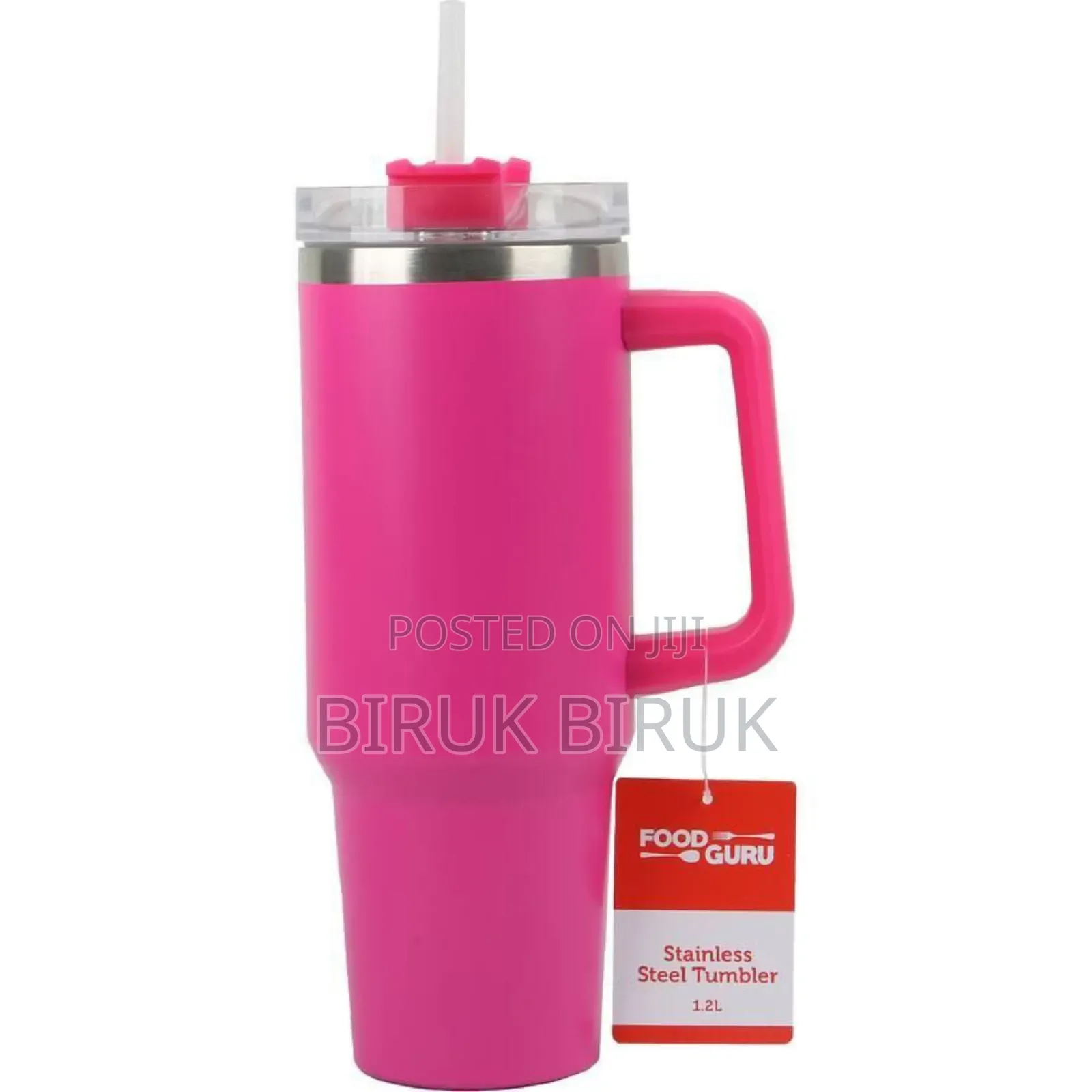 Double Layer Stainless Still Isolated Tumblers With Straw (Travel Cup)