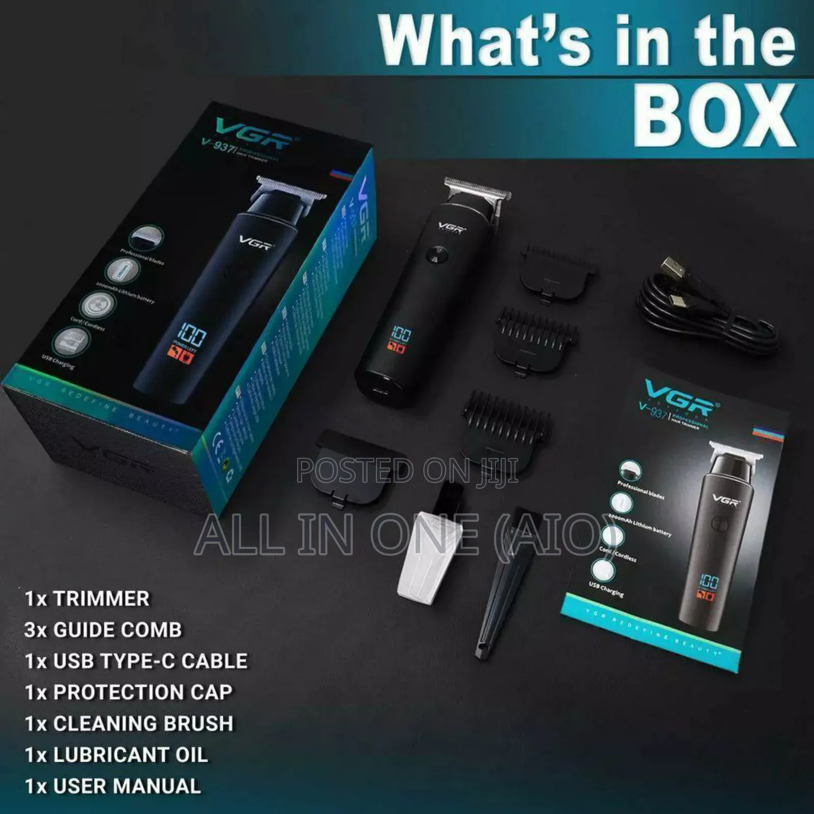 VGR v-937 Professional Hair Trimmer