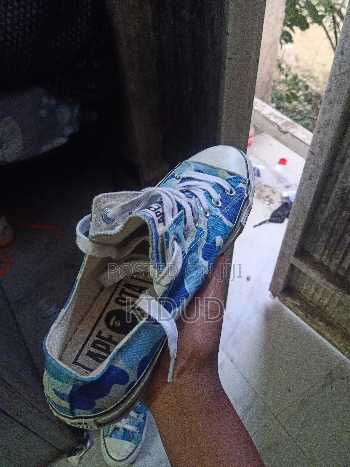 A Bathing Ape Men's Shoes, Abc Canvas Ape Sta Low M2 From Japan