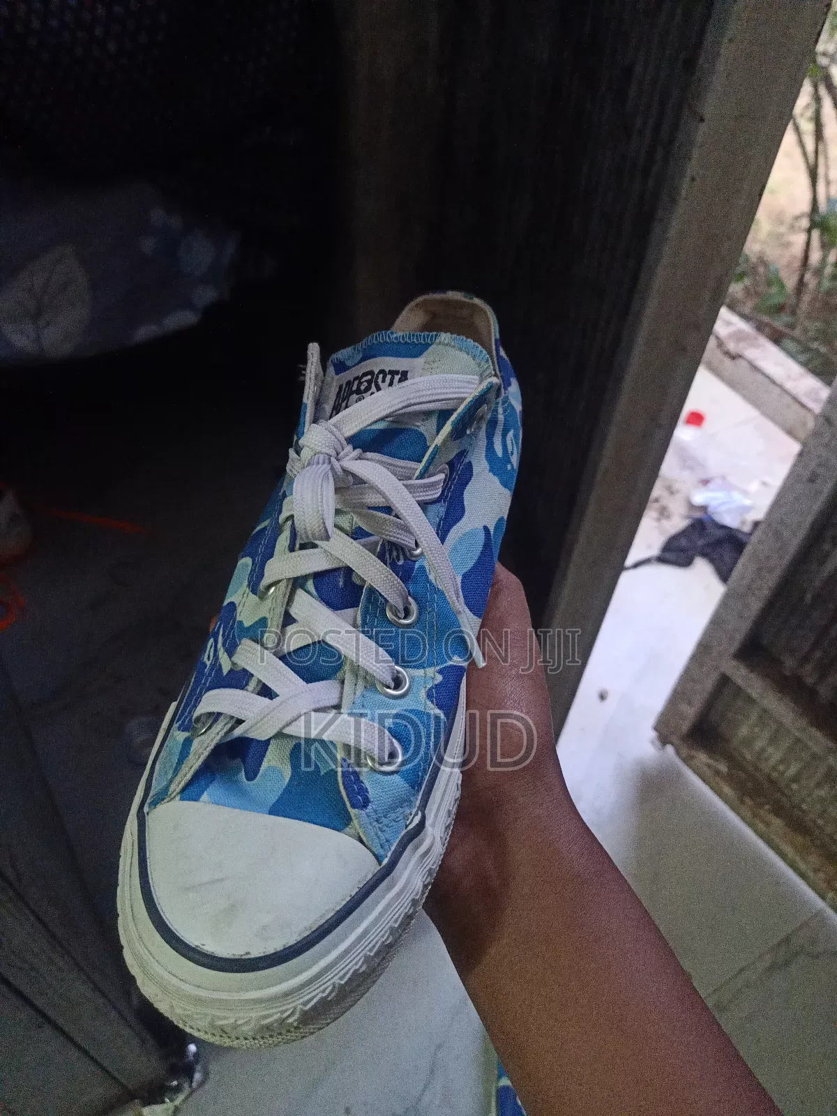 A Bathing Ape Men's Shoes, Abc Canvas Ape Sta Low M2 From Japan