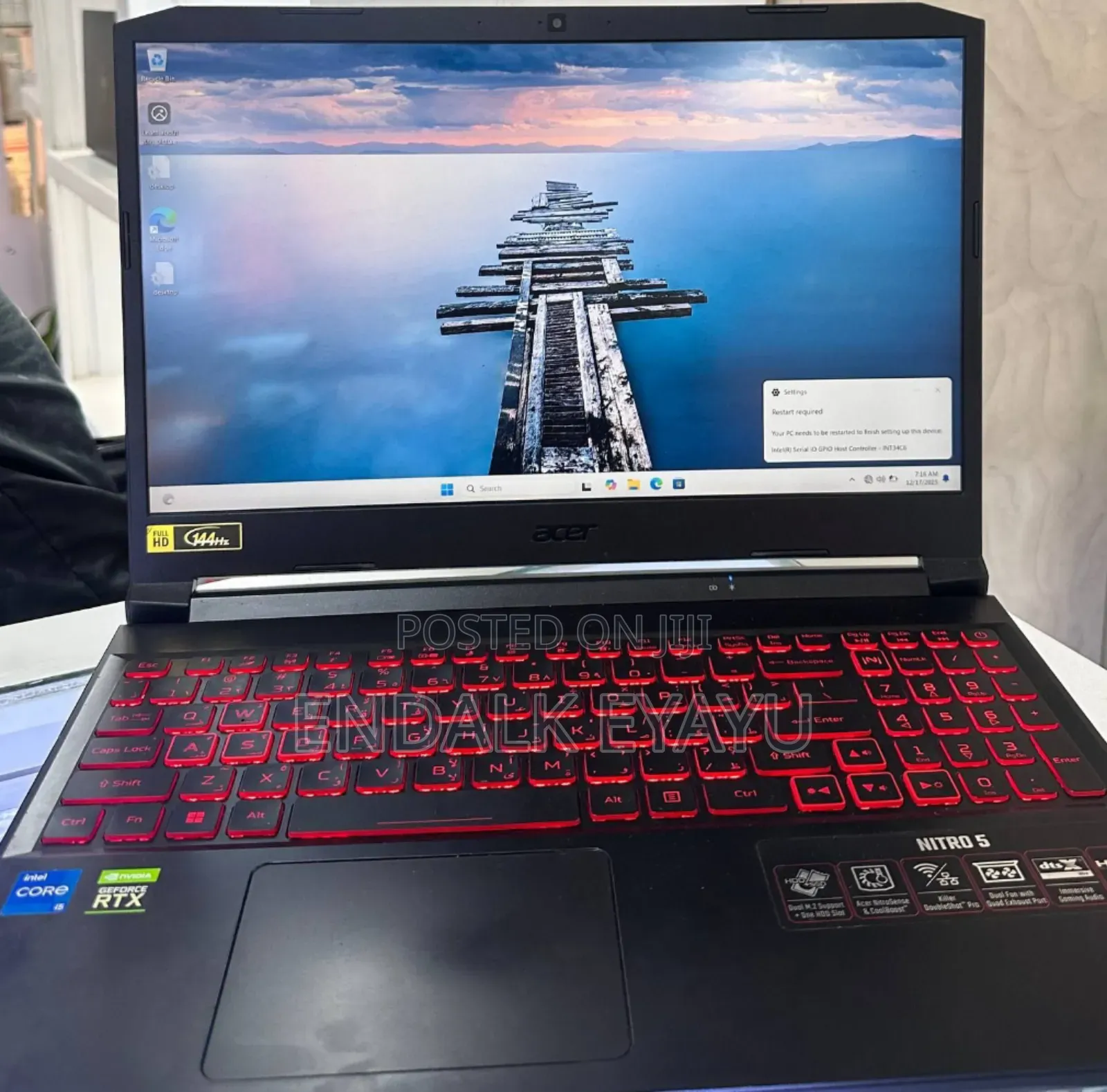 New Laptop Acer Predator 15 16GB Intel Core I5 SSD 512GB