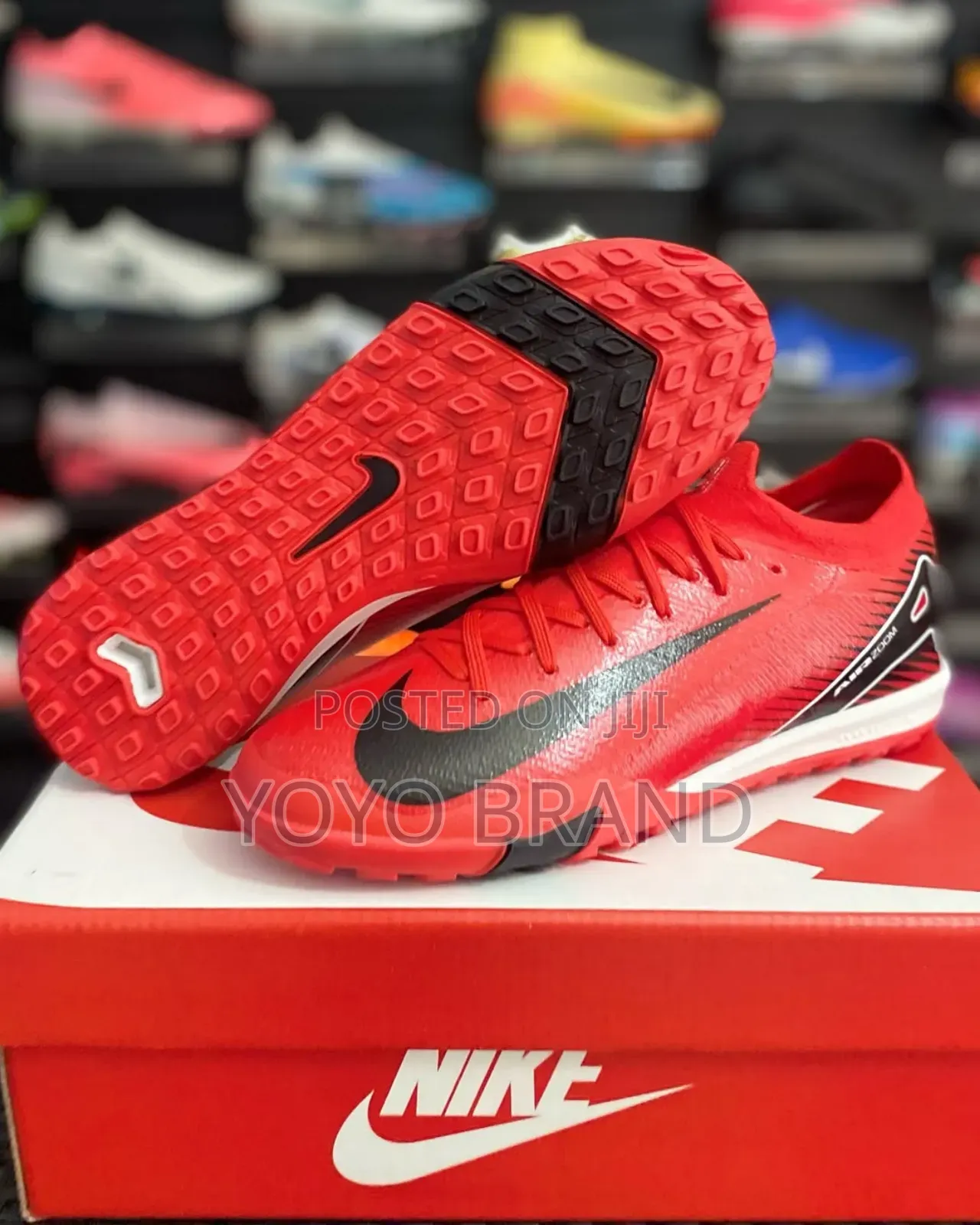 Nike Air Zoom Mercurial Vapor 16 Elite Tf Red Soccer Cleats