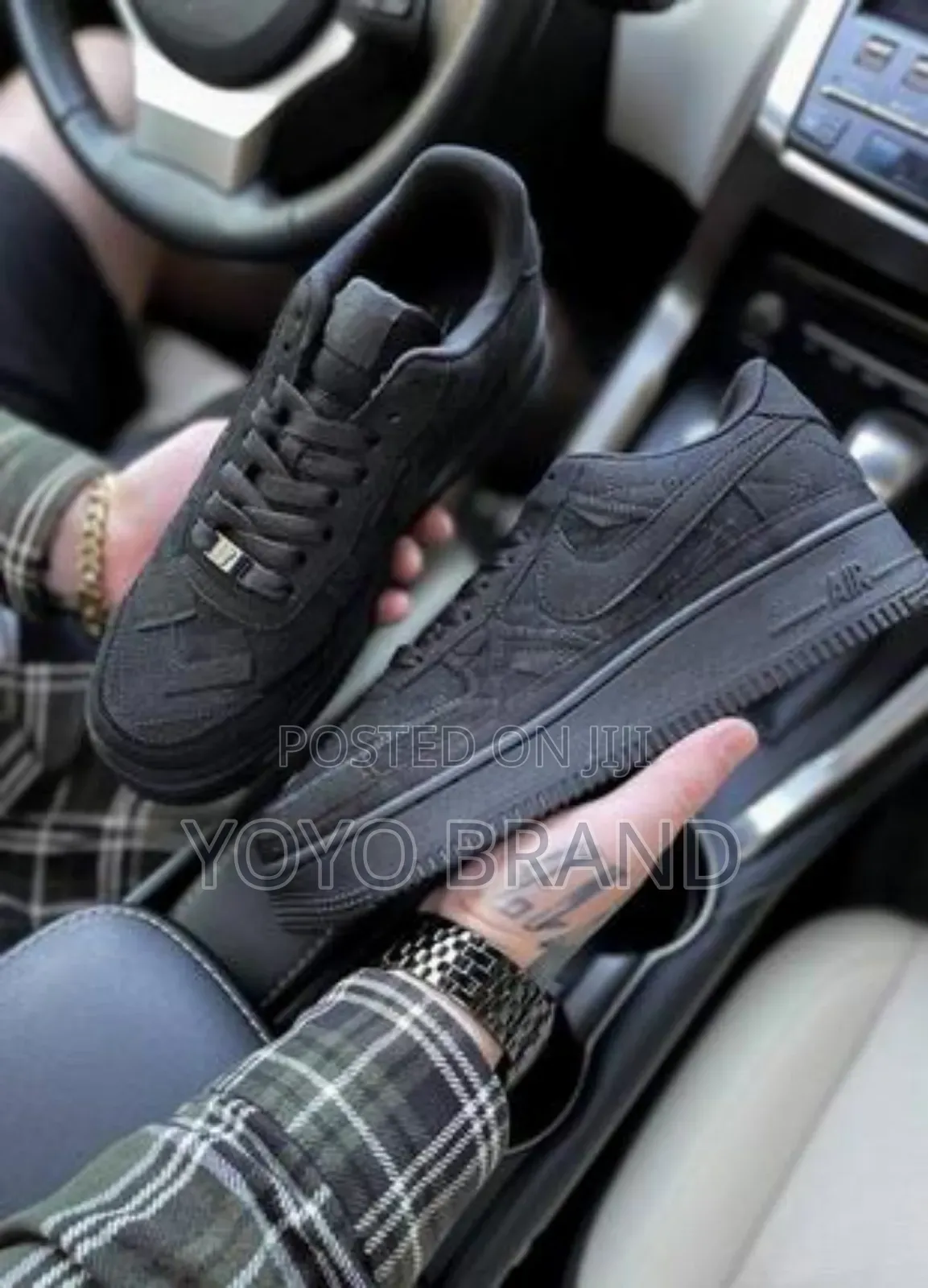 Nike Air Force 1 Low Billie Eilish Black Fashion Shoes
