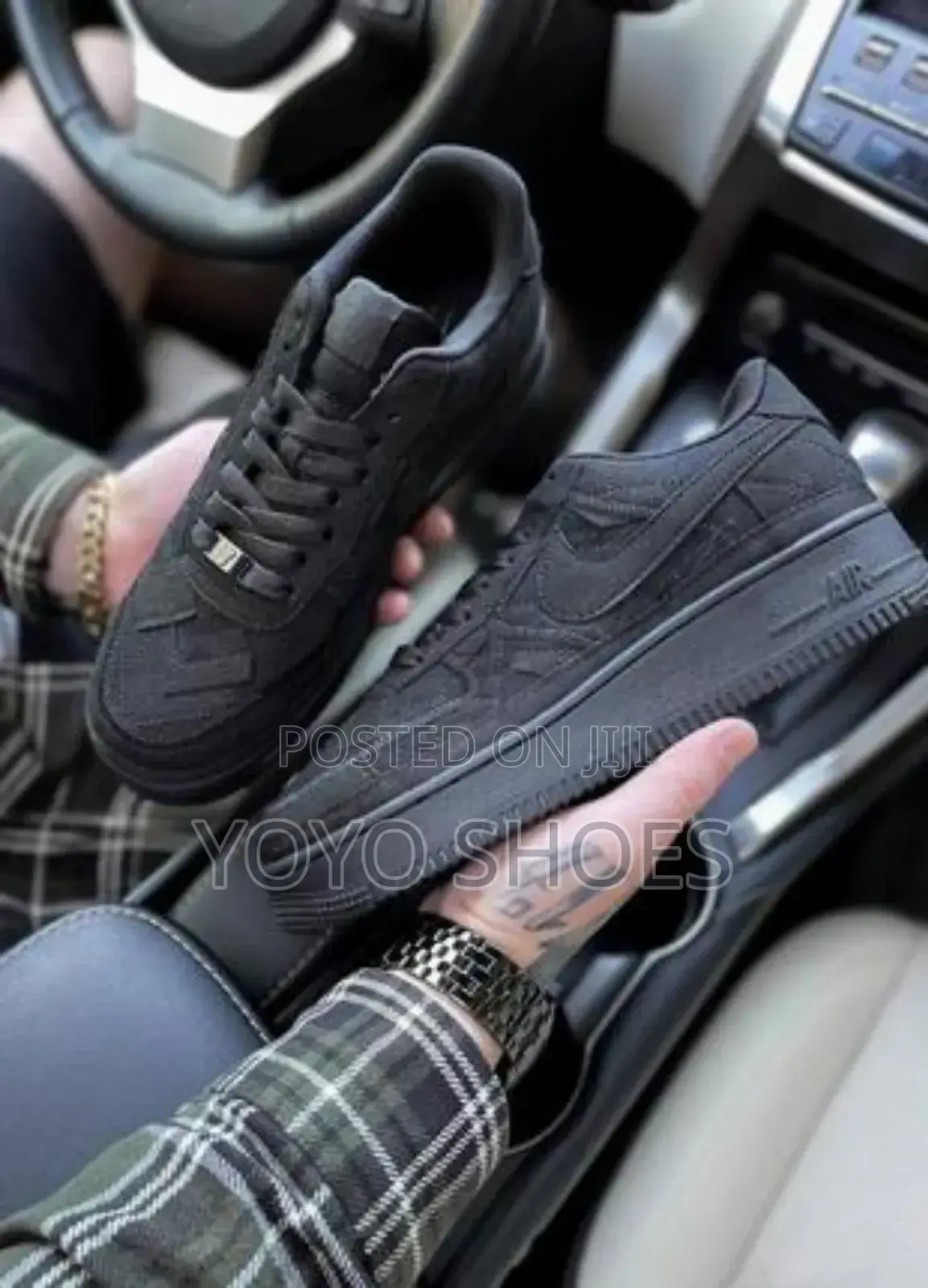Nike Air Force 1 Low Billie Eilish Black Fashion Shoes