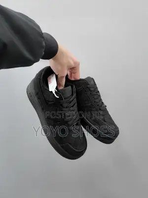 Nike Air Force 1 Low Billie Eilish Black Fashion Shoes