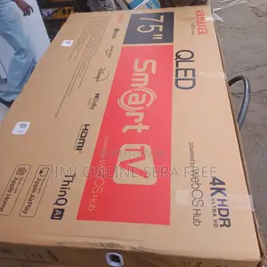 Aiwa Smart Qled Tv 75 Inch HDR Andraid Framless Tv 2025 Model