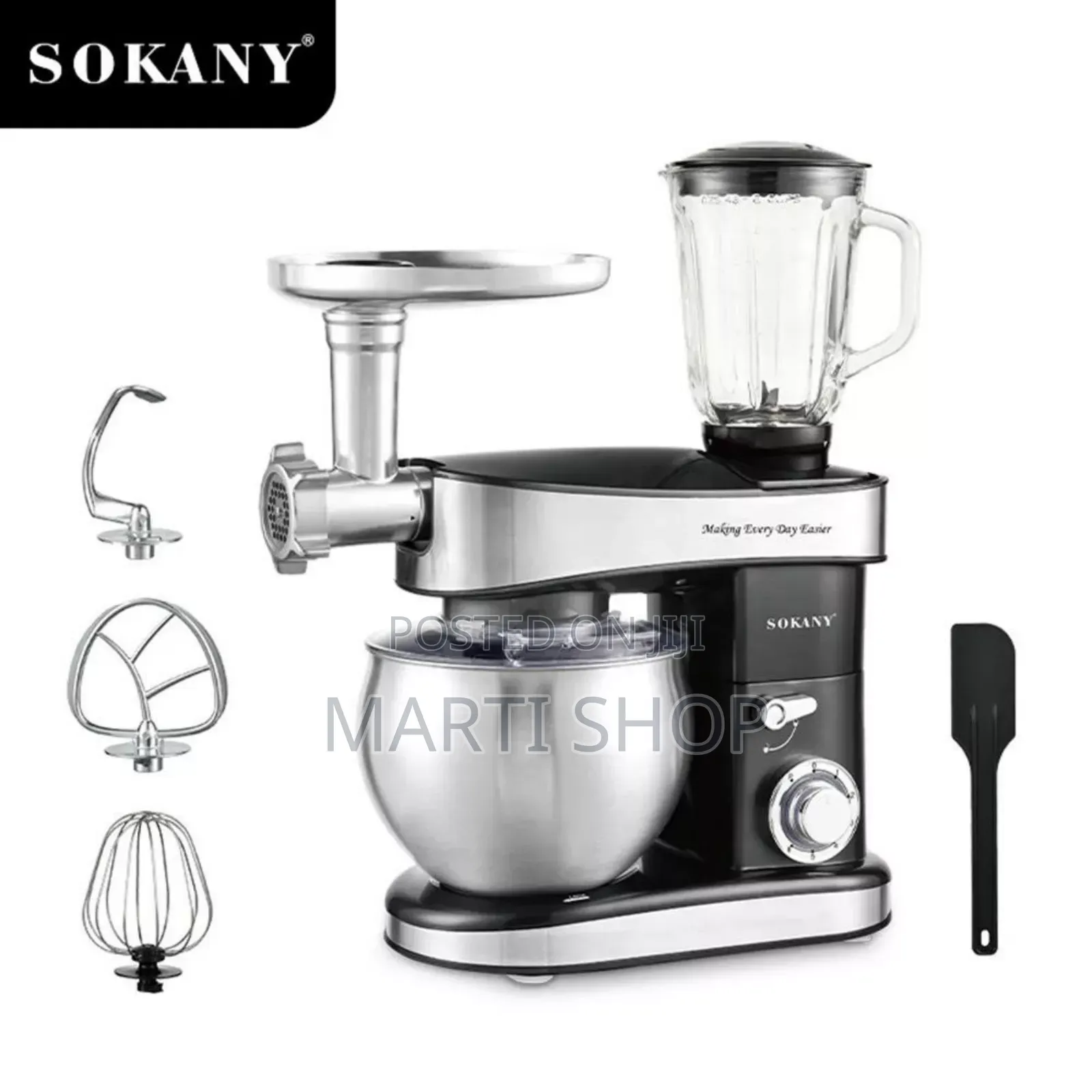 Sokany 5in1 Kitchen Master/Stand Mixer