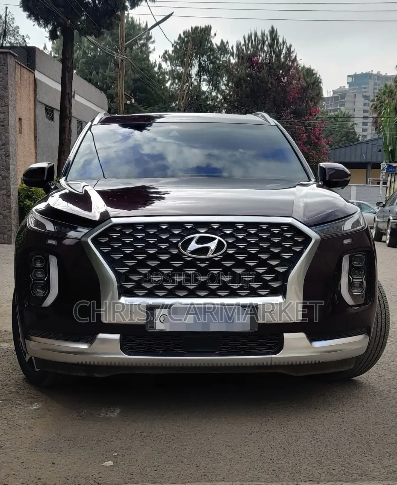 Hyundai Palisade SEL 2022 Burgundy