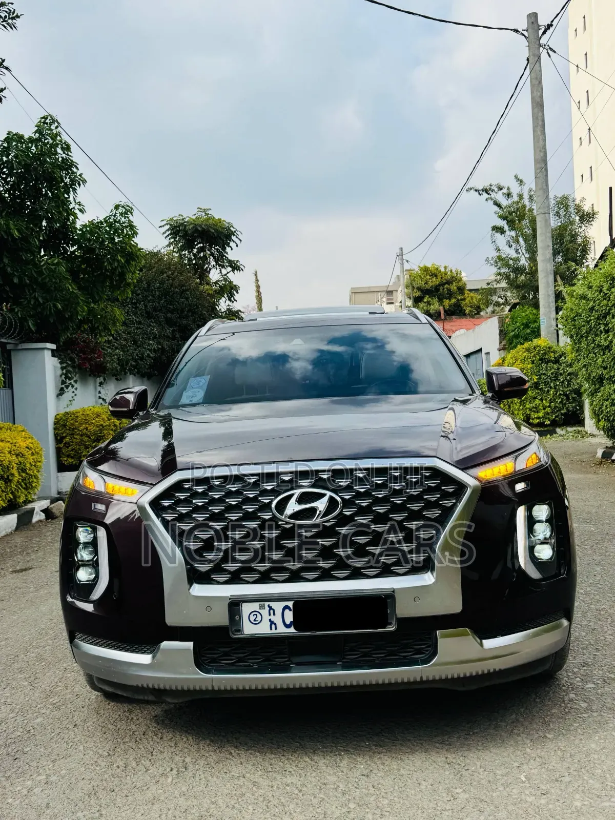 Hyundai Palisade 2022 Burgundy