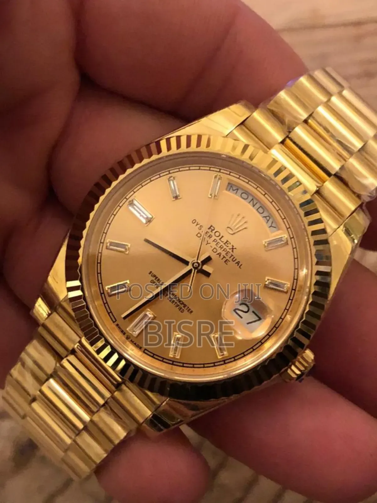Rolex Watch Golden