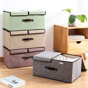 Dust Proof Foldable Storage Box With Lid