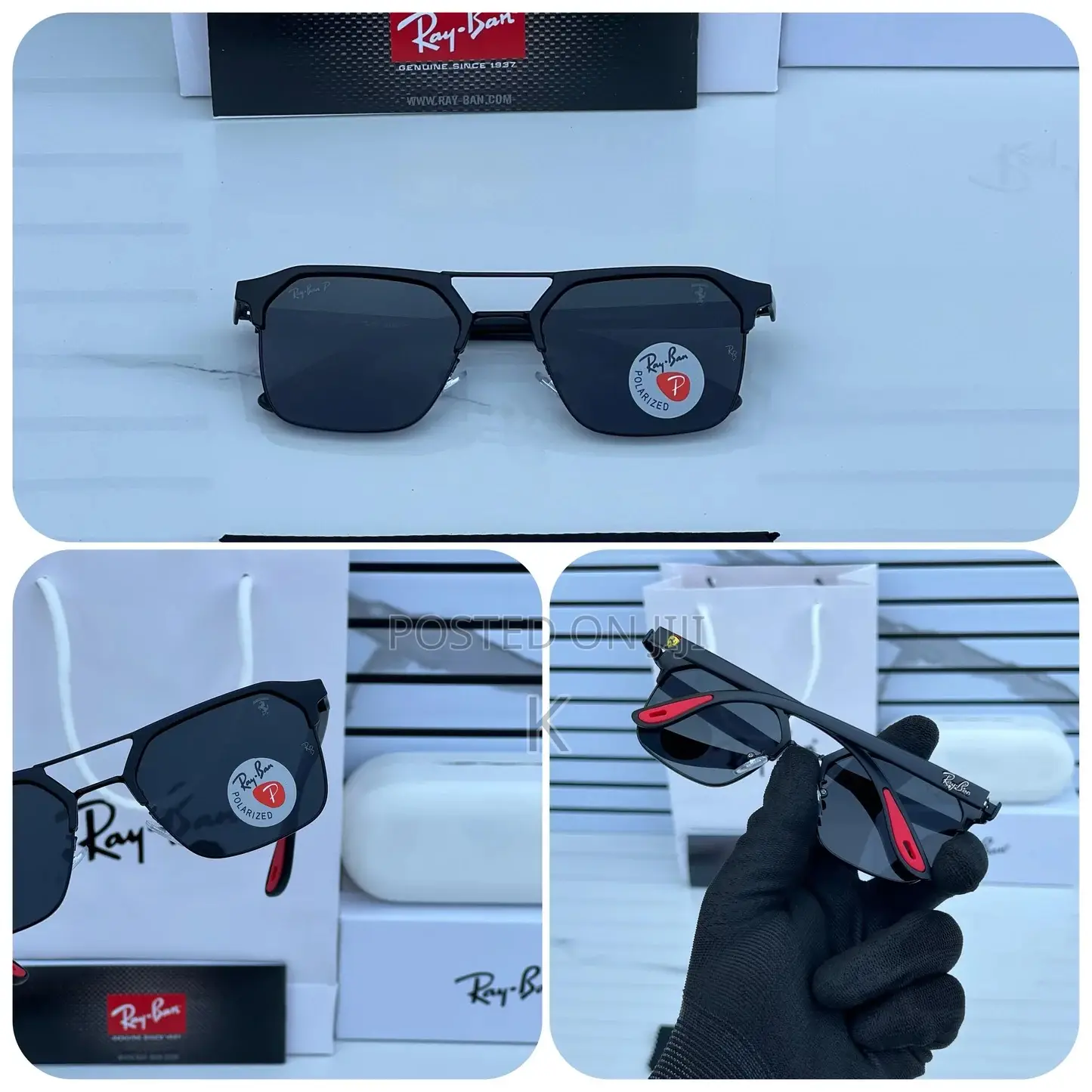 High Quality Polarized Shades Ray Ban With Ferrari