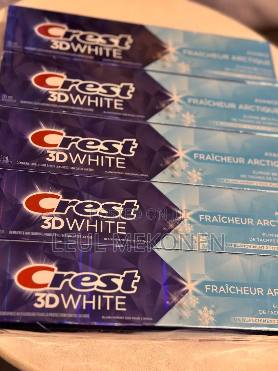 Crest 3d White Arctic Fresh Toothpaste.