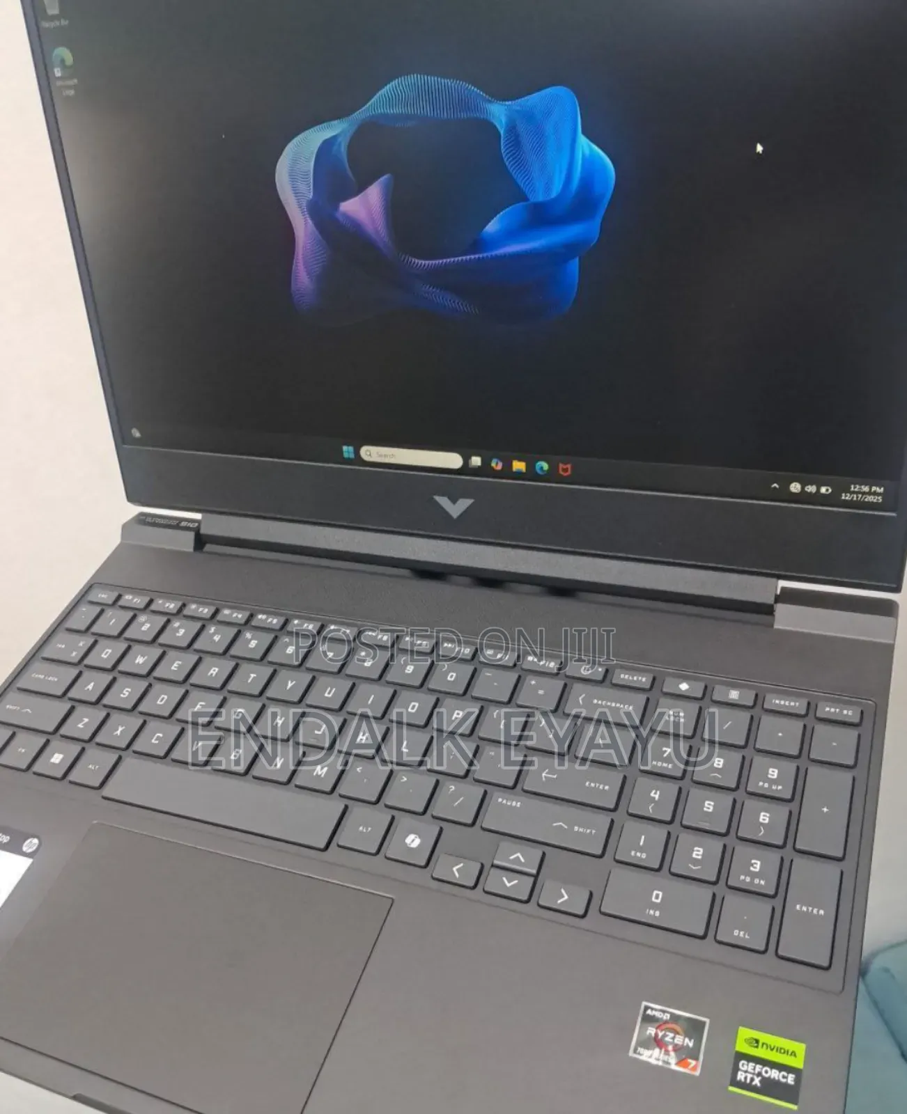 New Laptop HP Victus 15 16GB AMD Ryzen 7 SSD 512GB