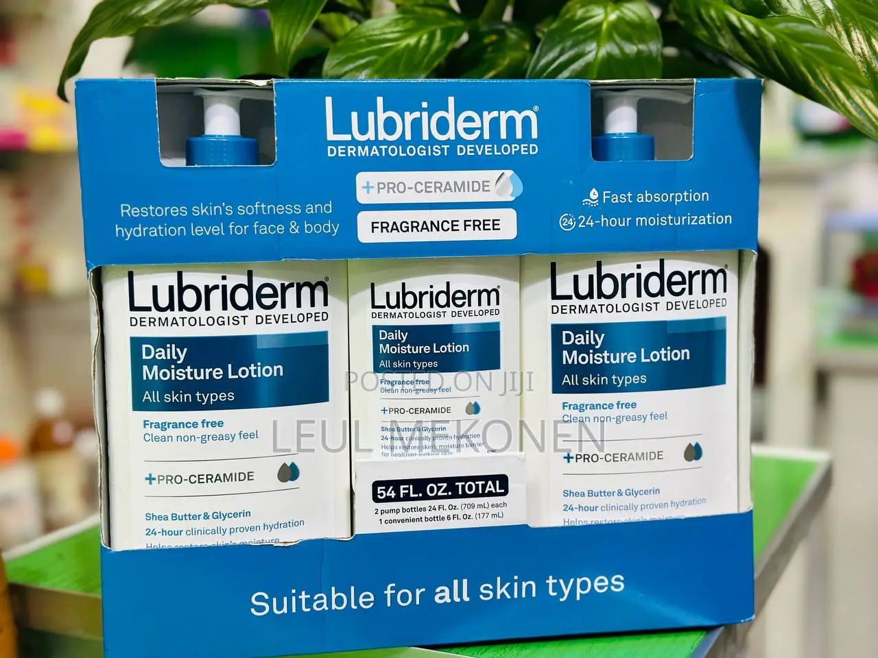 Lubriderm Daily Moisture Unscented Lotion.