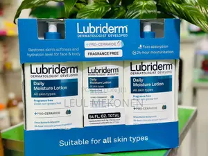 Lubriderm Daily Moisture Unscented Lotion.