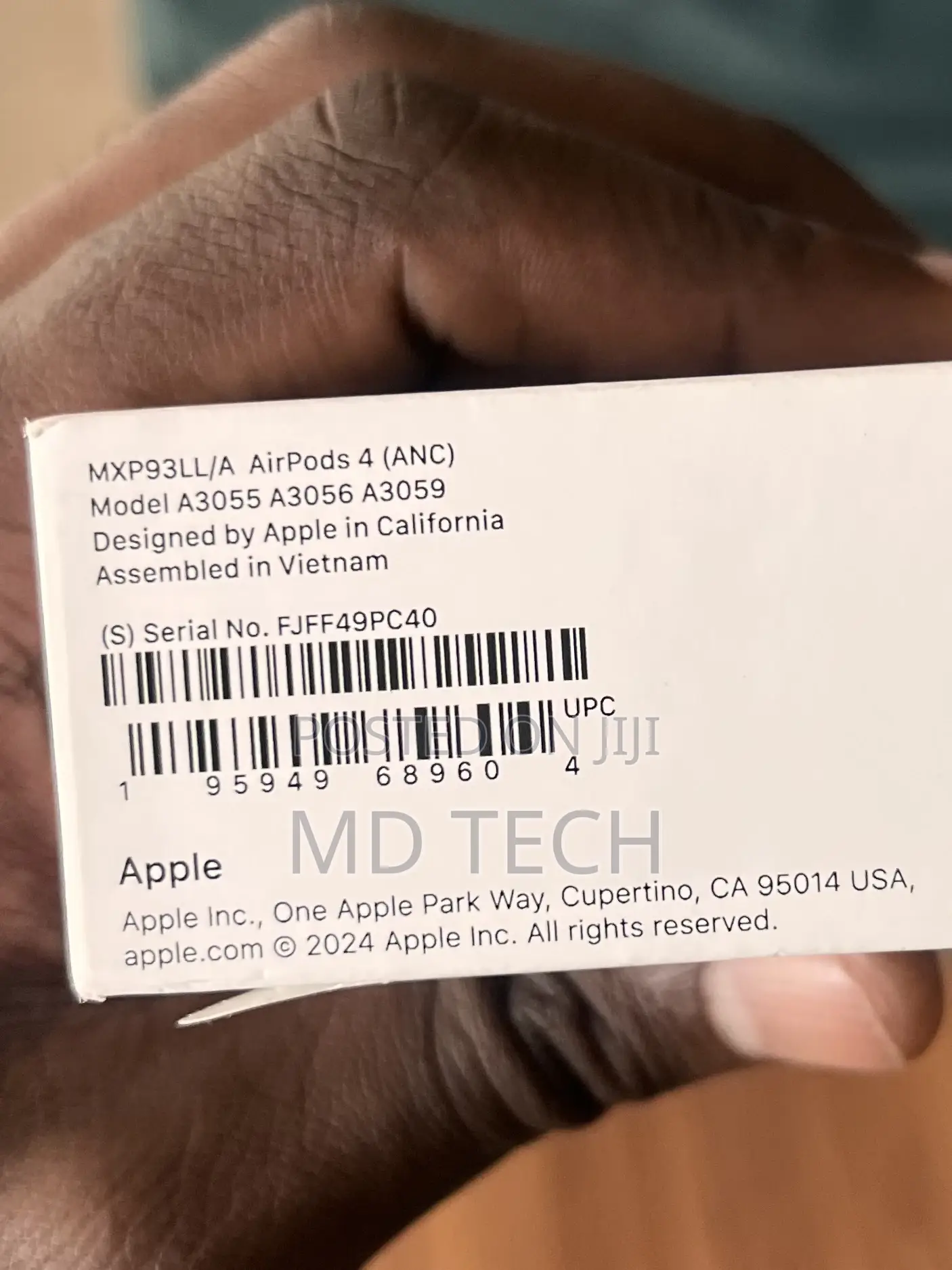 Apple Airpods 4 Anc (Genuine)