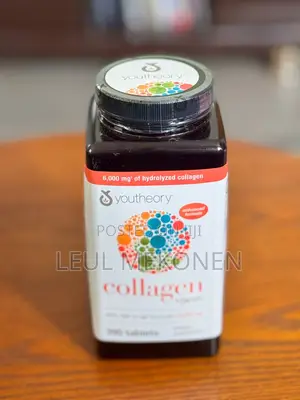 Youtheory Collagen + Biotin Dietary Supplement.