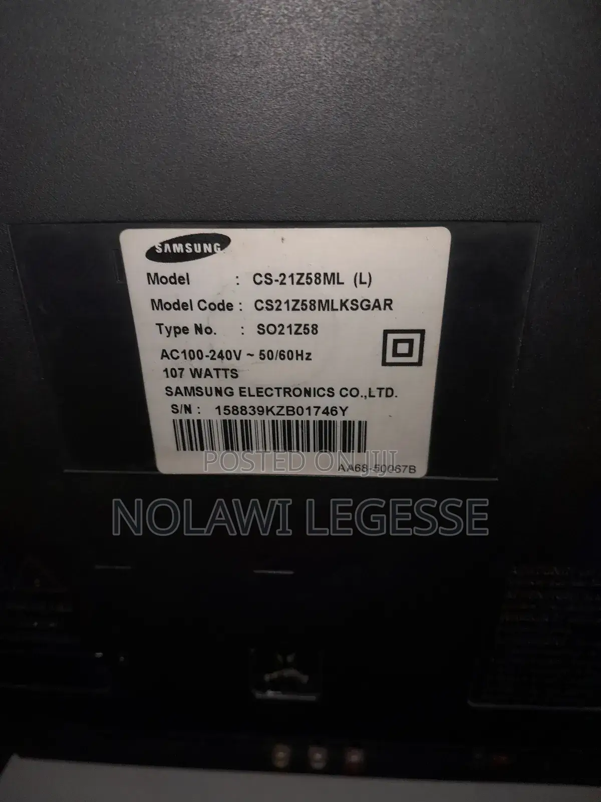 Samsung Slimfit CRT Tv