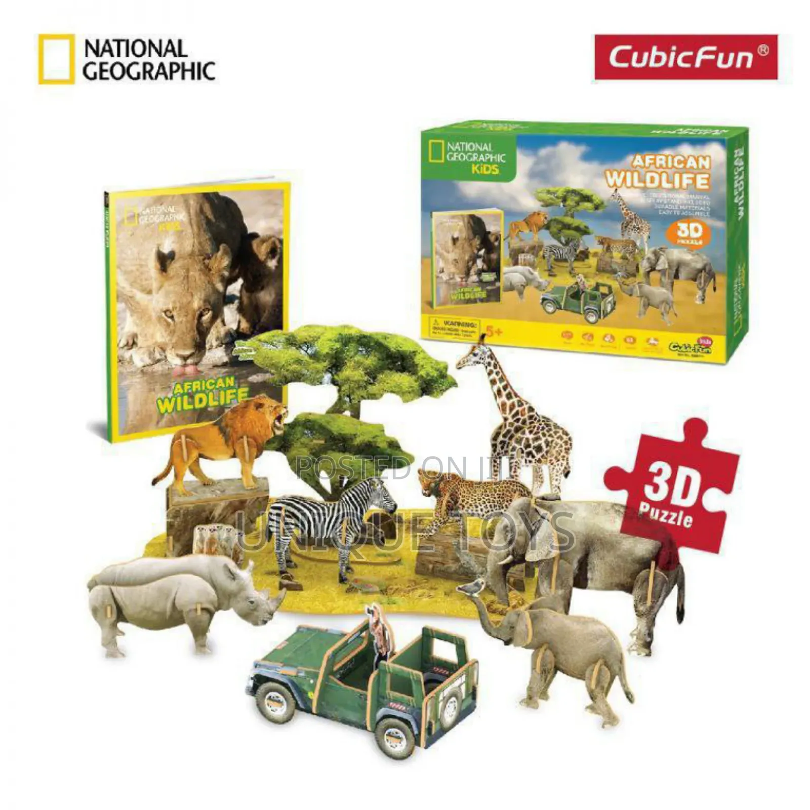 National Geographic 3d Puzzles – African Wildlife