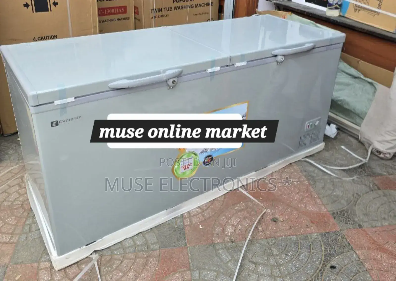 Everest Two Door Chest Freezer Mr 78