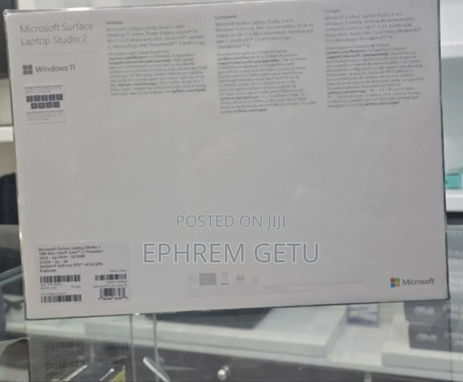 New Microsoft Surface Laptop Studio 2 16GB Intel Core I7 SSD 512GB