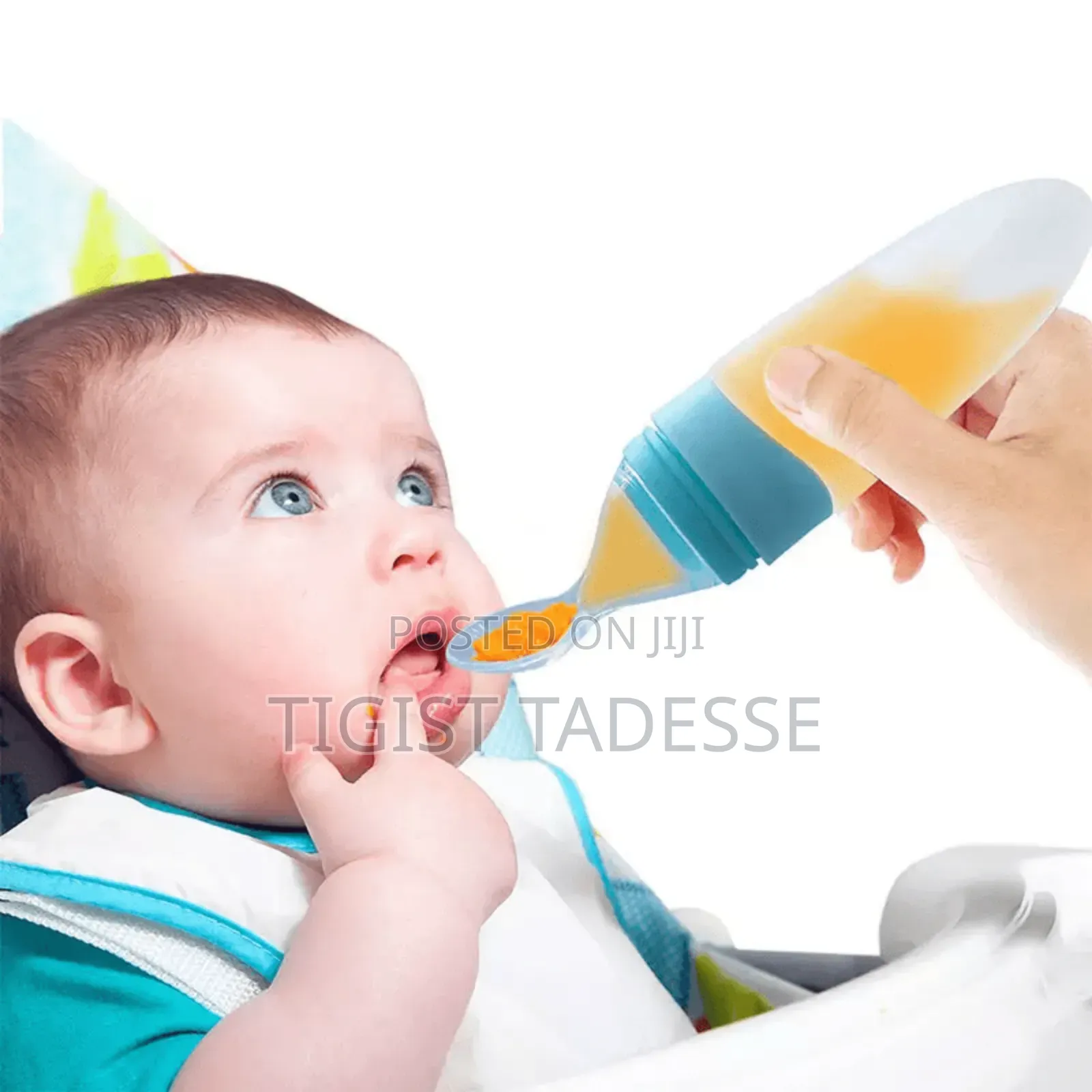 Baby Spoon Feeding Bottle ለአጥሚት አንደኛ