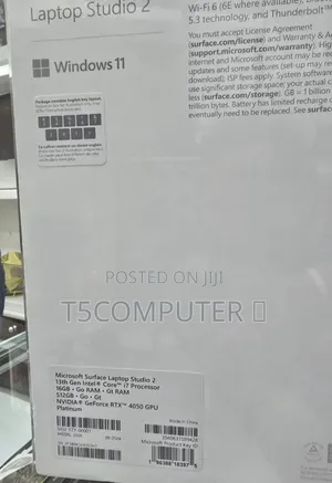 New Microsoft Surface Laptop Studio 2 16GB Intel Core I7 SSD 512GB