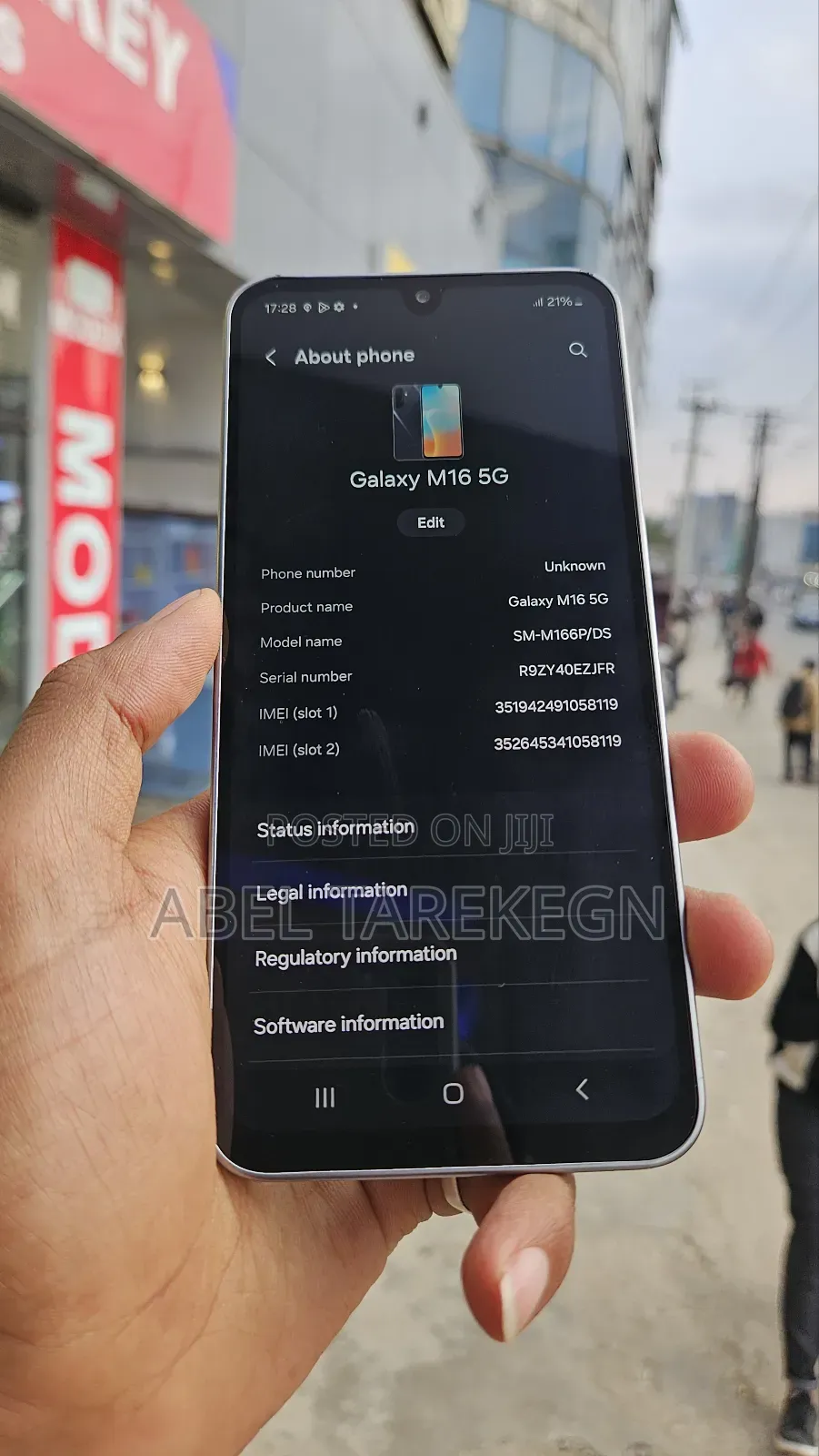 New Samsung Galaxy M16 128 GB Gray