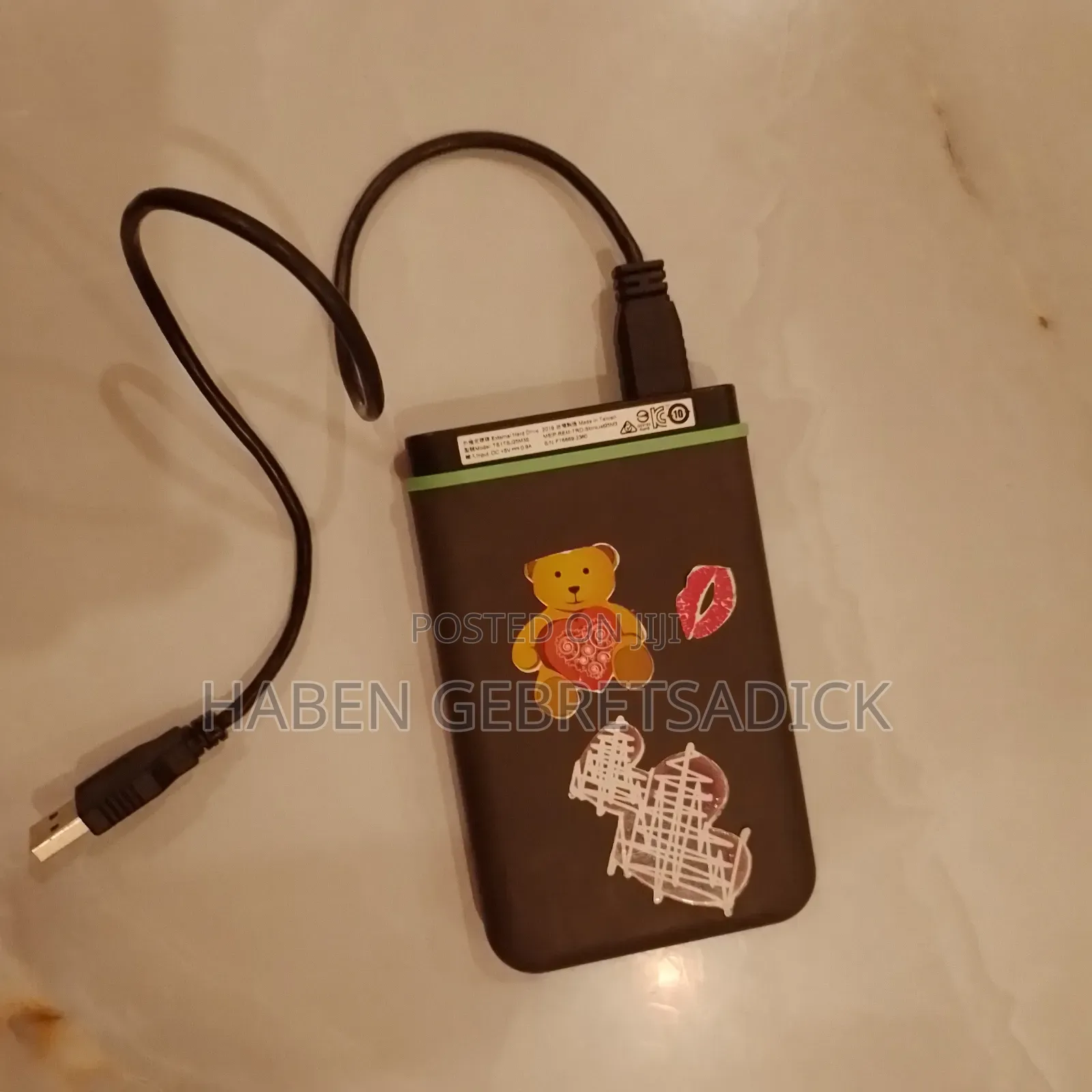 Transcend 1tb Harddis በጥሩ ይዞታ ላይ ያለ