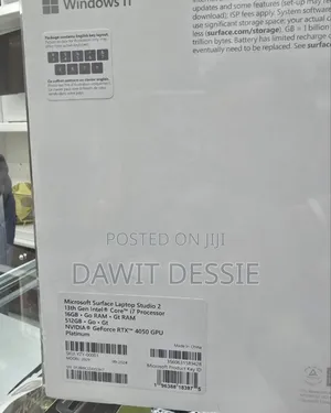 Photo - New Microsoft Surface Laptop Studio 2 16GB Intel Core I7 SSD 512GB