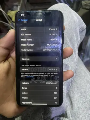 Apple iPhone X 64 GB Black