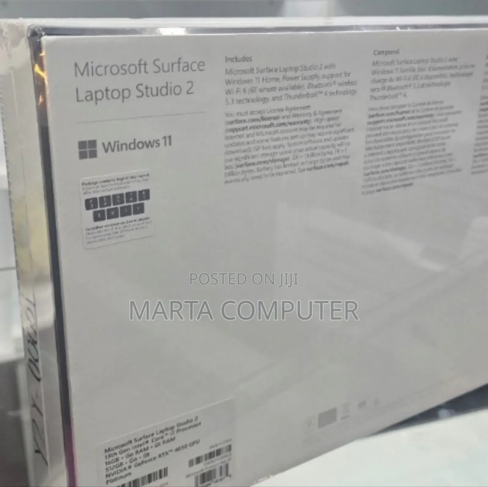New Microsoft Surface Laptop Studio 2 16GB Intel Core I7 SSD 512GB