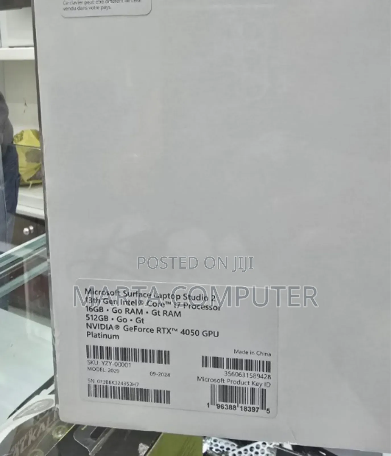 New Microsoft Surface Laptop Studio 2 16GB Intel Core I7 SSD 512GB