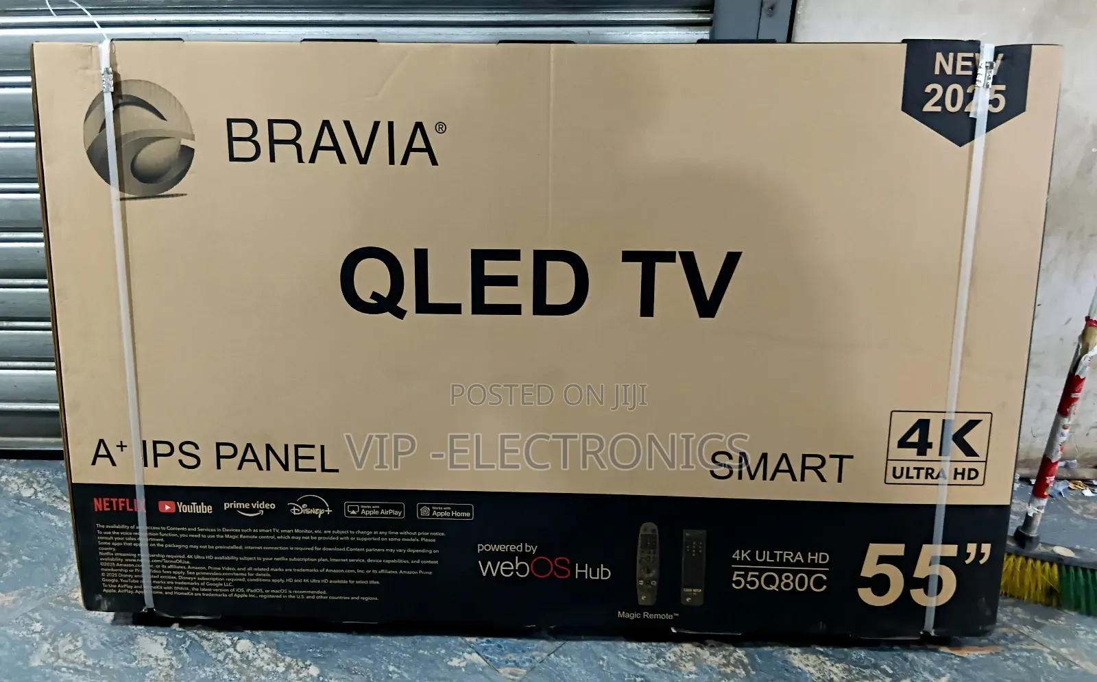 Bravia 55 Inch Tv Smart (Ultrahd) Qled Webos New 2025 Original Tv