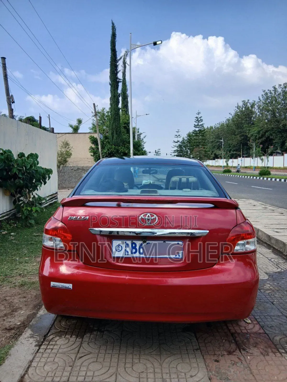 Toyota Belta 2008 Red