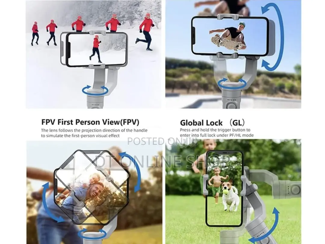 M1 3 Axis Anti-Shake Gimbal Stabilizer